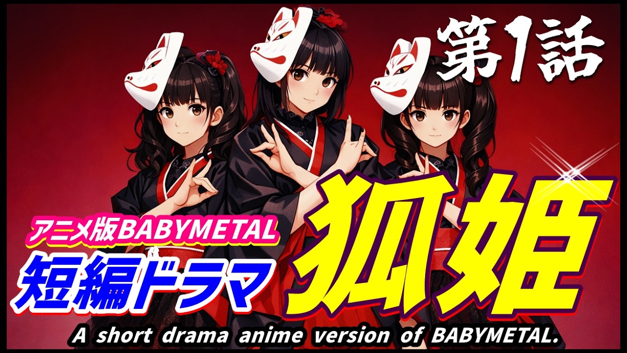 [Короткометражная аниме-драма] BABYMETAL «Принцесса-лиса / Арка рыжей лисы»