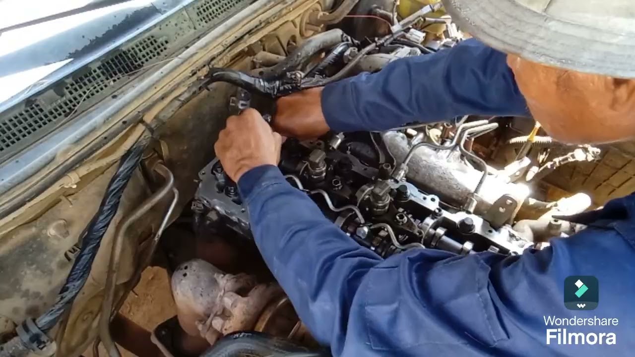 Hilux @toyota d4d  2kd  common rail fuel injection, cranking no start, @toyotahilux