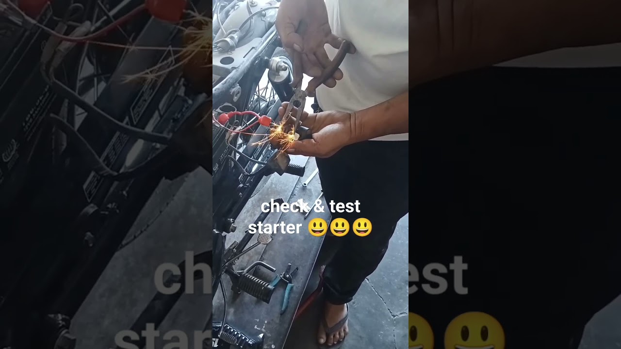 motor relay how to check & test starter 😃😃😃