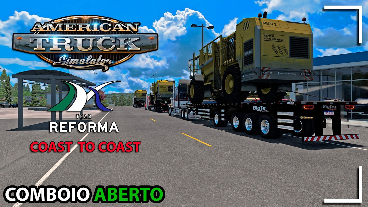 🔴 LIVE ATS COMBOIO - VOLVO VNL NA 4 EIXOS  |  MAPA OFICIAL + DLC'S + REFORMA & COAST TO COAST