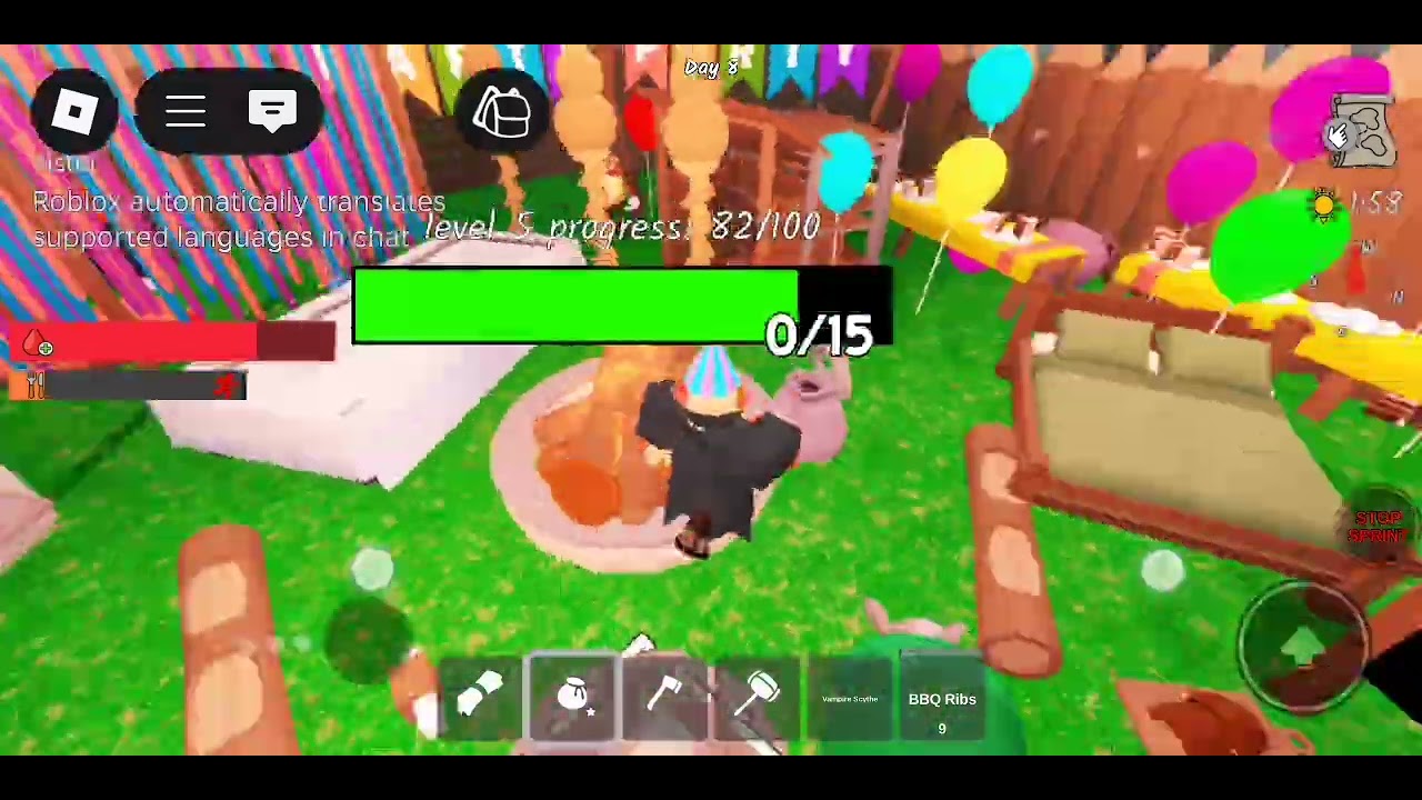 Let's play the update at 99 nichts in the forest