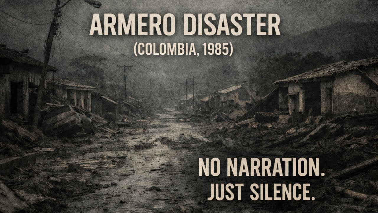 Armero TRAGEDY (1985) Unseen footage from COLOMBIA.