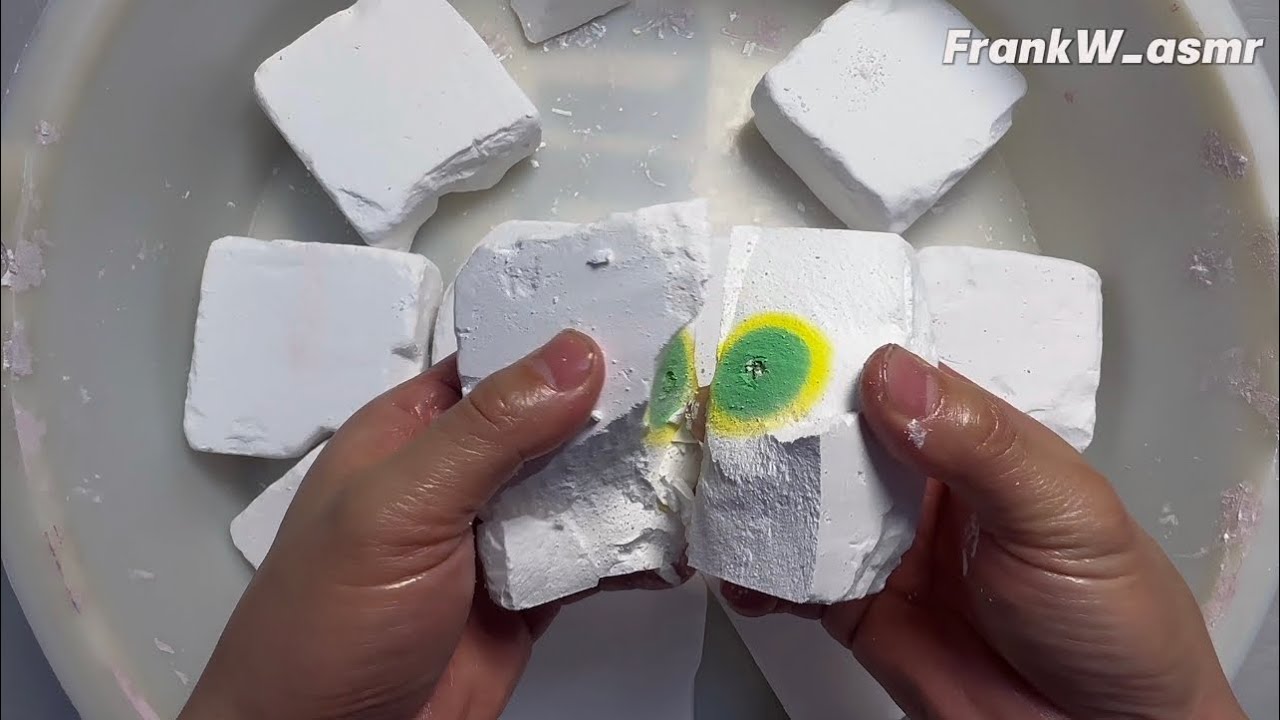 Colorful Filled Chalk ASMR | Crisp Crunchy Texture | Relieve Stress & Fatigue