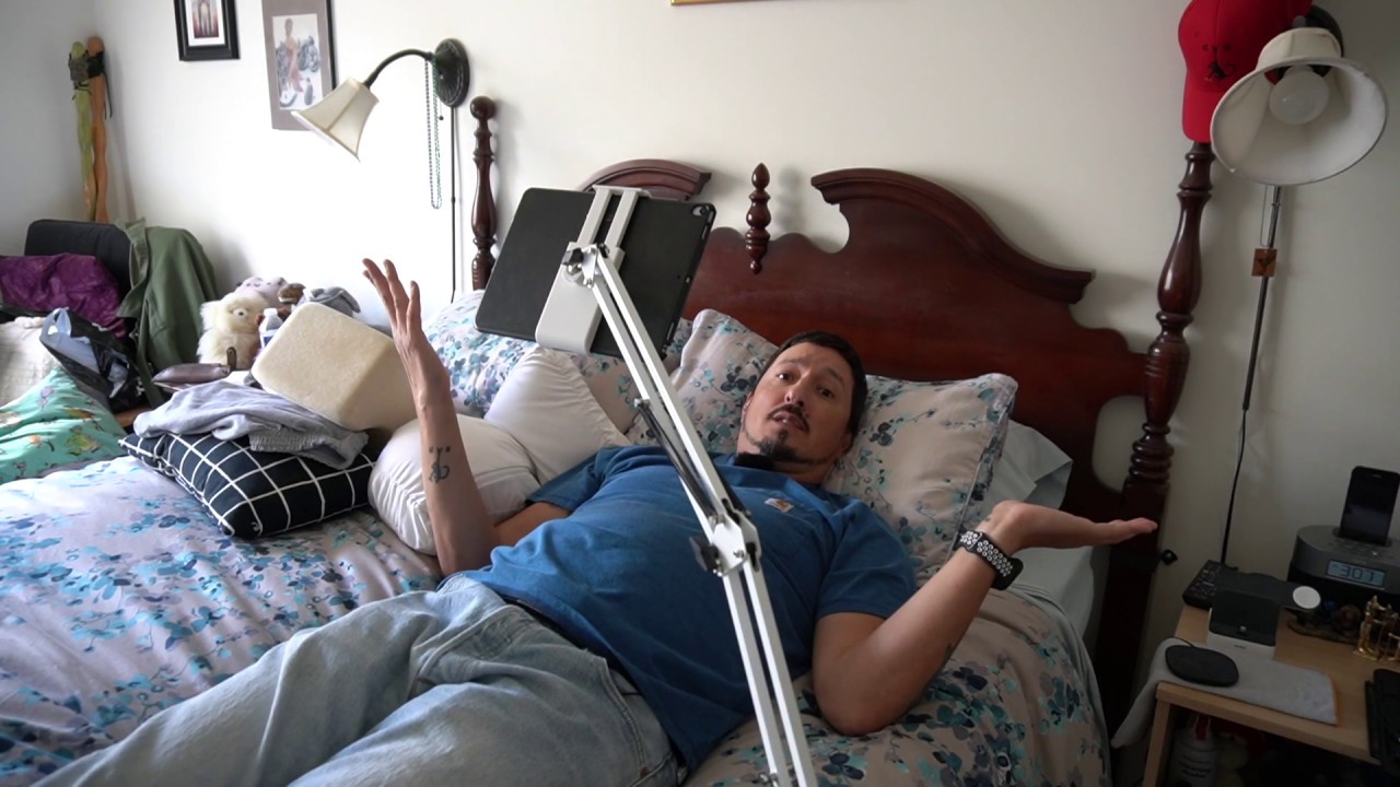 I Got A New iPad Holding Arm For My Bed!