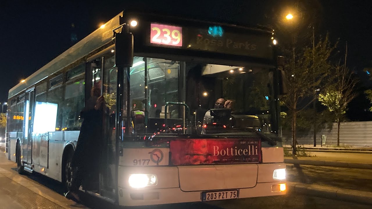 Ligne 239 — MAN NL 223 RATP BUS | 9203 KICKDOWN !!!