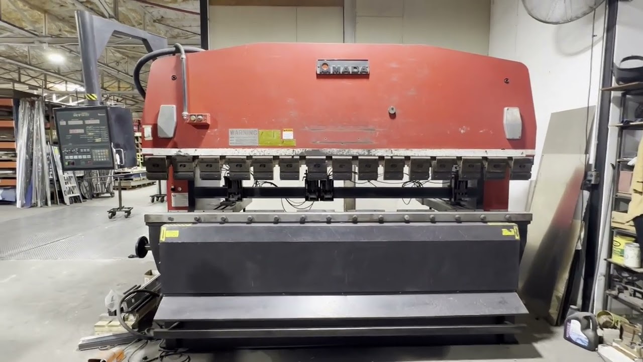 AMADA RG 100, 110 Ton x 10' Up Acting Press Brake w CNC Backguage