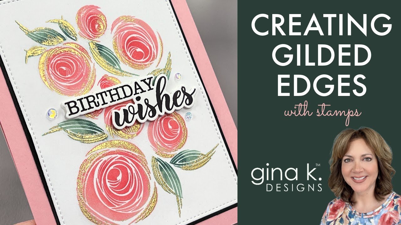 Creating Gilded Edges with Stamps