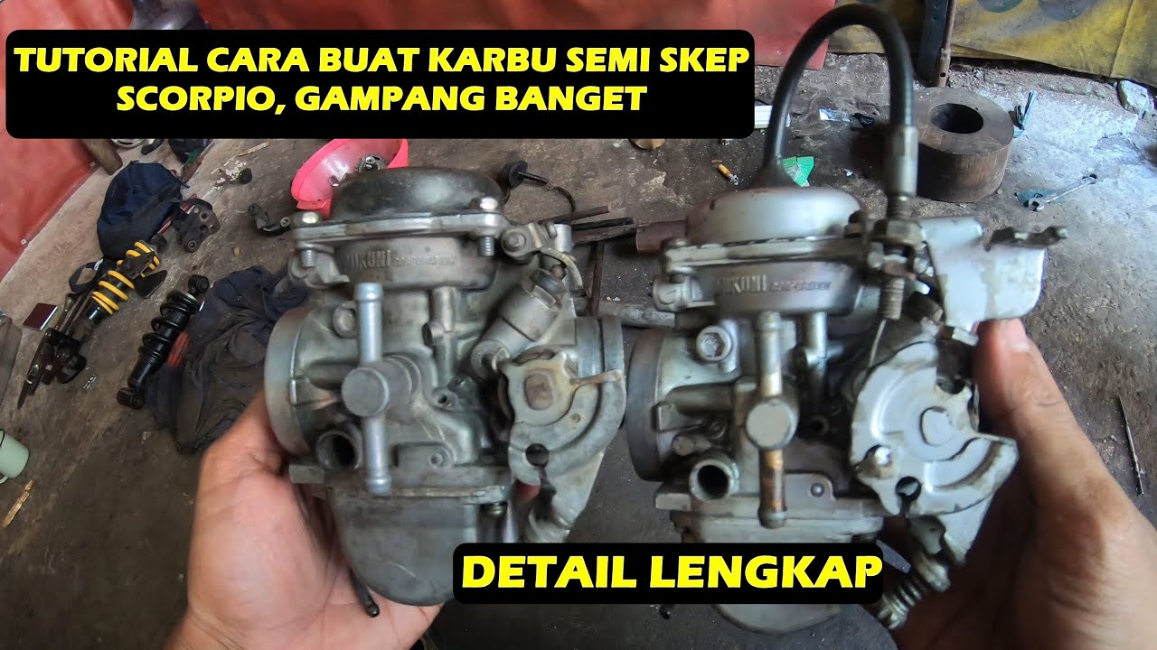 Tutorial Karbu Semi Skep Scorpio Lengkap Penjelasan