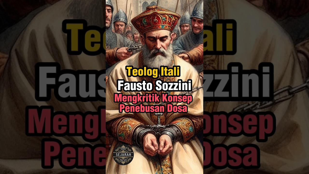 Fausto Sozzini (1539&ndash;1604),  Seorang Teolog Italia, Yang Mengkritik Konsep Penebusan Dosa !!