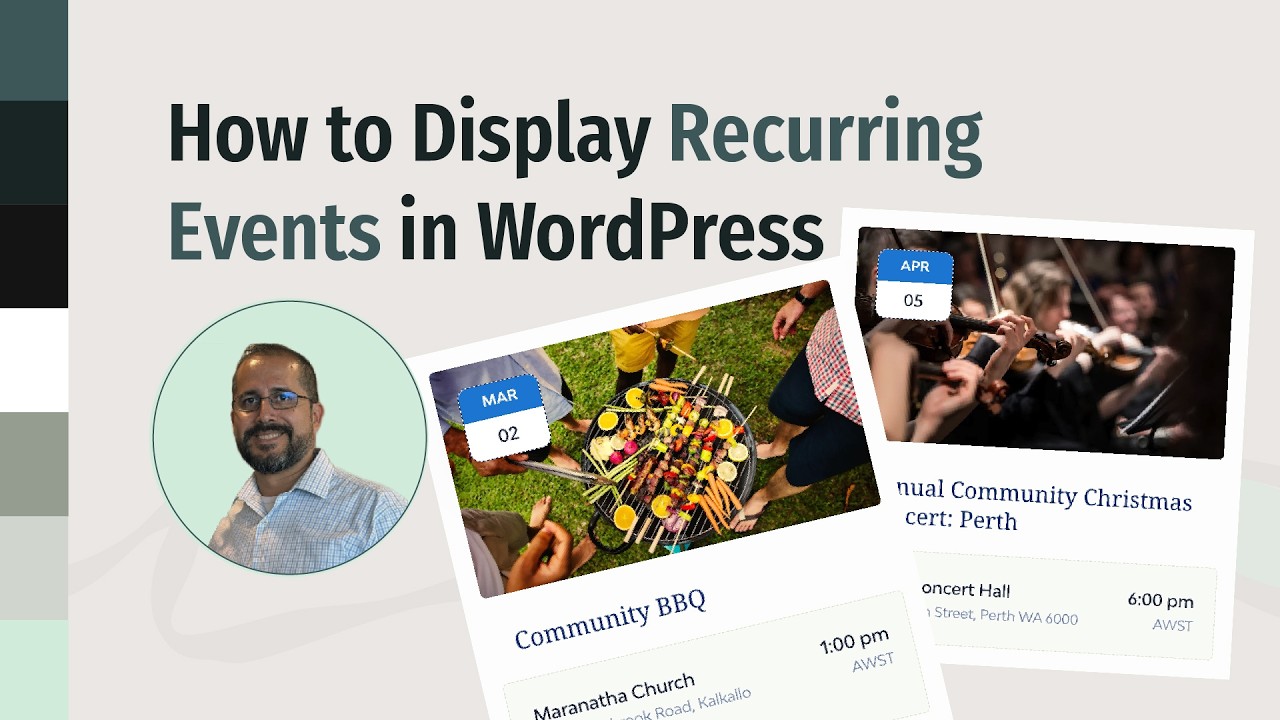 How to Display Recurring Events in WordPress - New Plugin Walkthrough