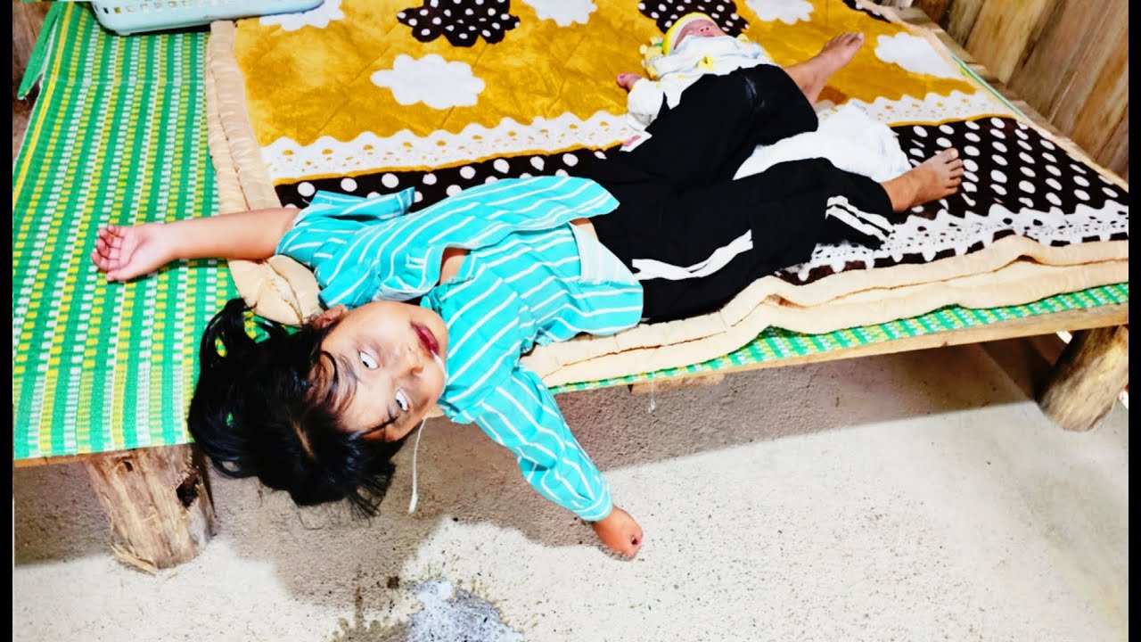 The orphan girl couldn't raise her 1-month-old baby so she let the baby float down the river.
