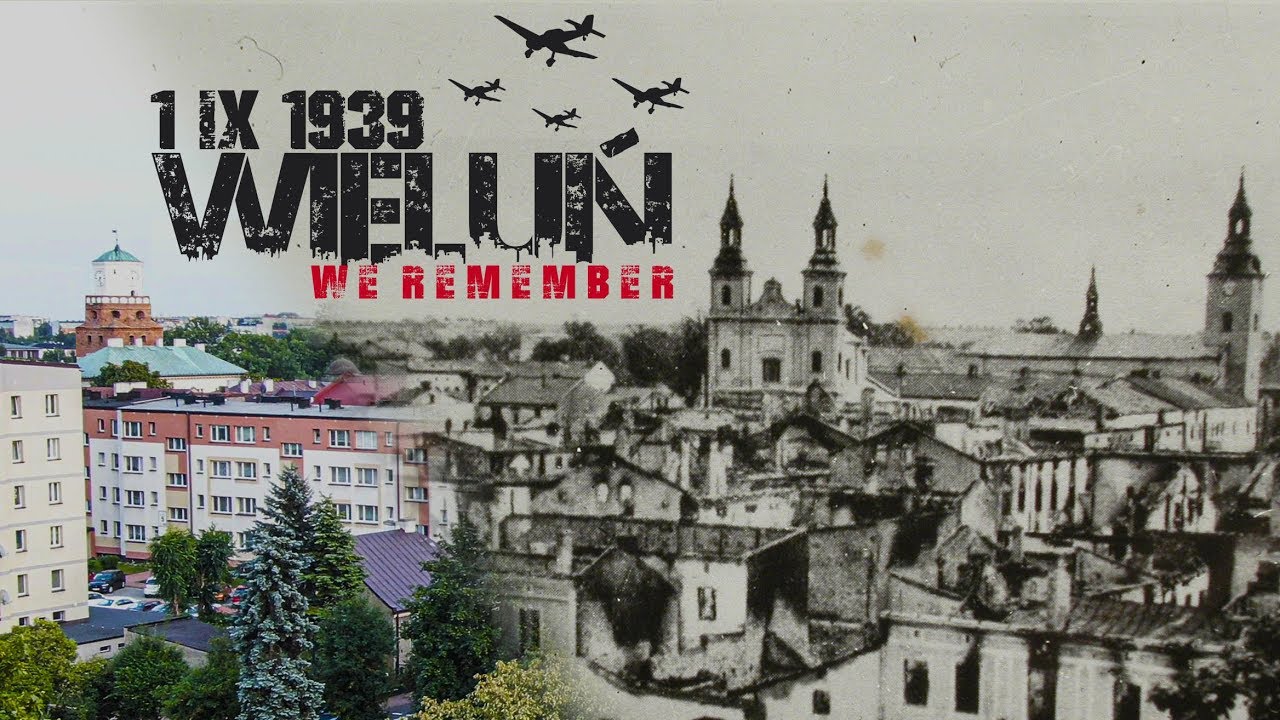The bombing of Wieluń. Beginning of World War II. 80th Anniversary 1939-2019