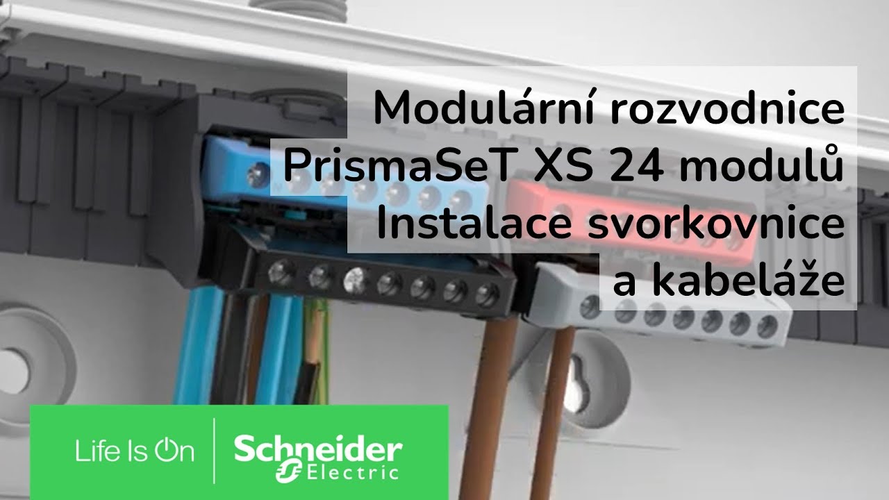 Modulární rozvodnice PrismaSeT XS | Schneider Electric