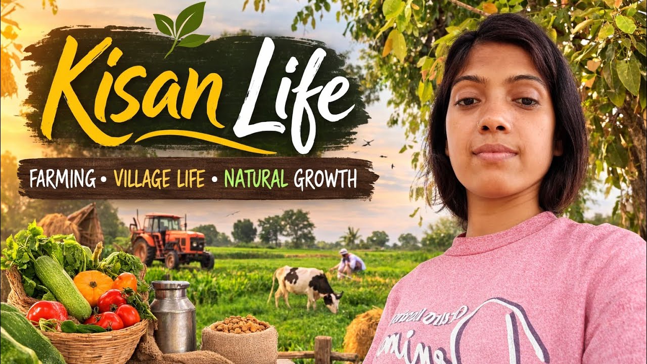 Ek Din Kisan Ke Sath/Gaon Ki Asli Zindagi🌱🌾