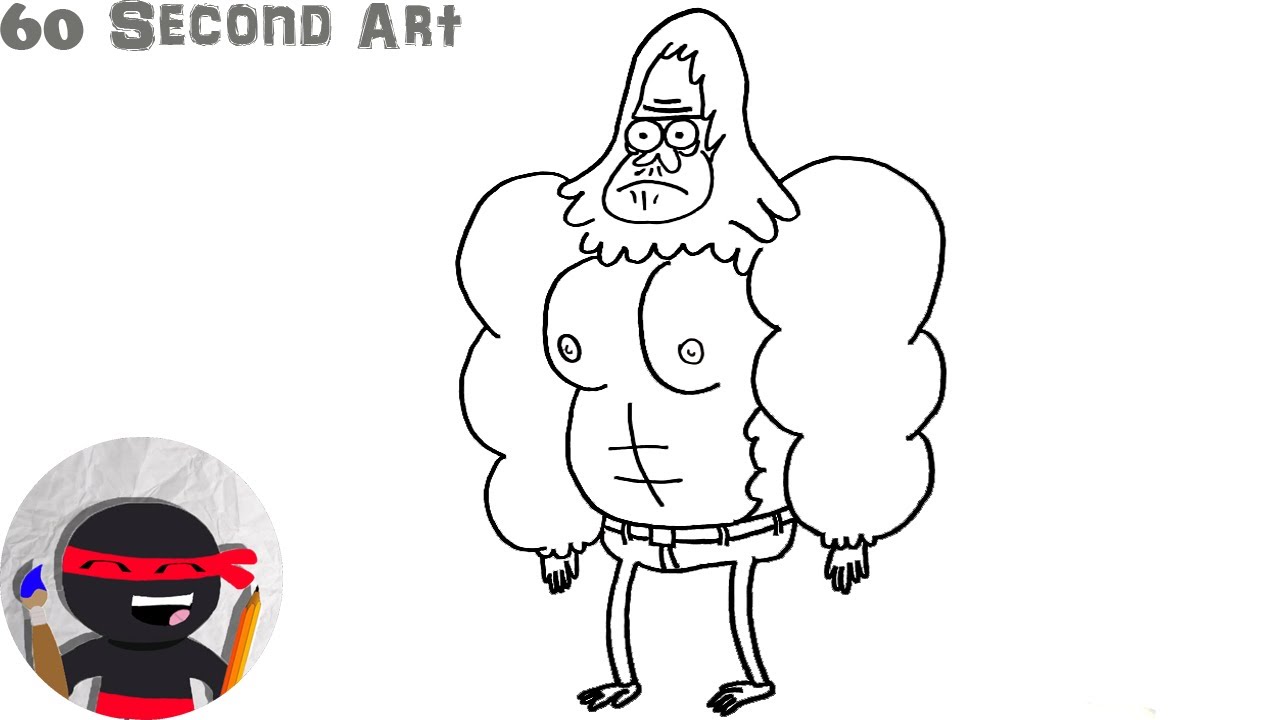 How To Draw Skips | Regular Show