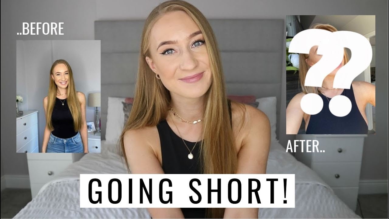 I CUT MY HAIR!! Long to short transformation