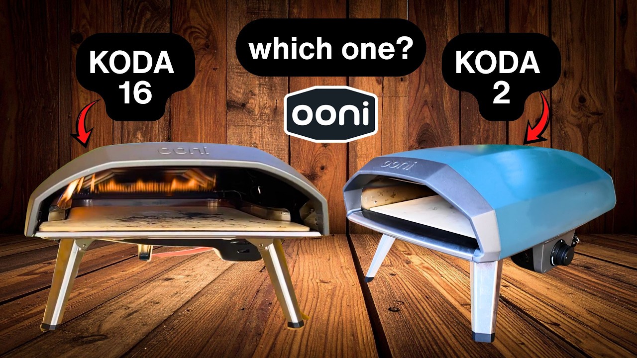 Ooni Koda 2 compared to the Ooni Koda 16!  Which Pizza Oven Should You Buy?