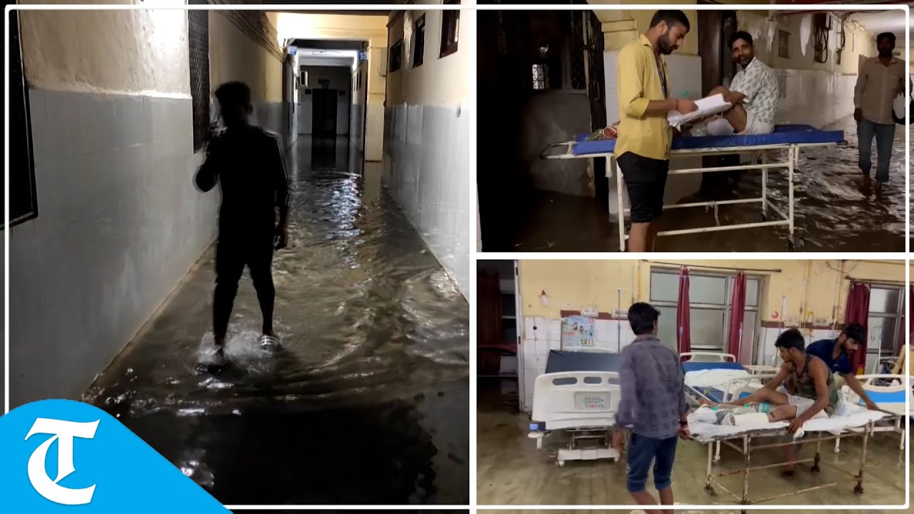 Cyclone Biparjoy: Heavy rain floods JLN Hospital in Ajmer