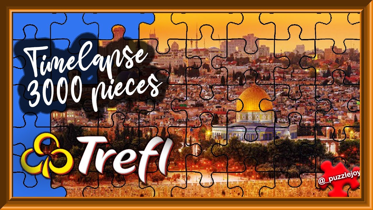 The Roofs of Jerusalem Jigsaw Puzzle Timelapse | Trefl 3000 pieces 🧩 #puzzletimelapse