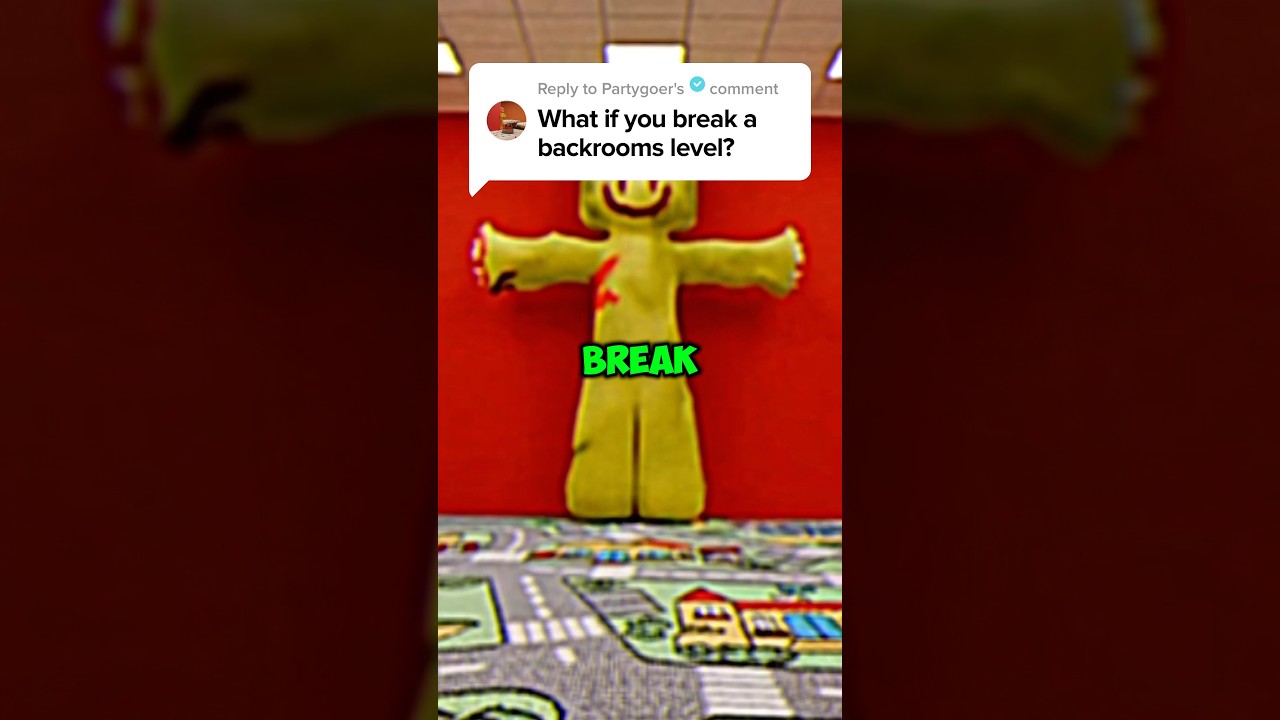 ⚠️WHAT IF YOU BREAK A BACKROOMS LEVEL - FOUND FOOTAGE⚠️ 