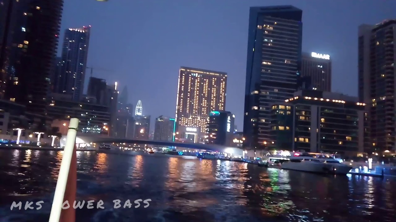 #DUBAI MARINA #CRUISE in DUBAI night view