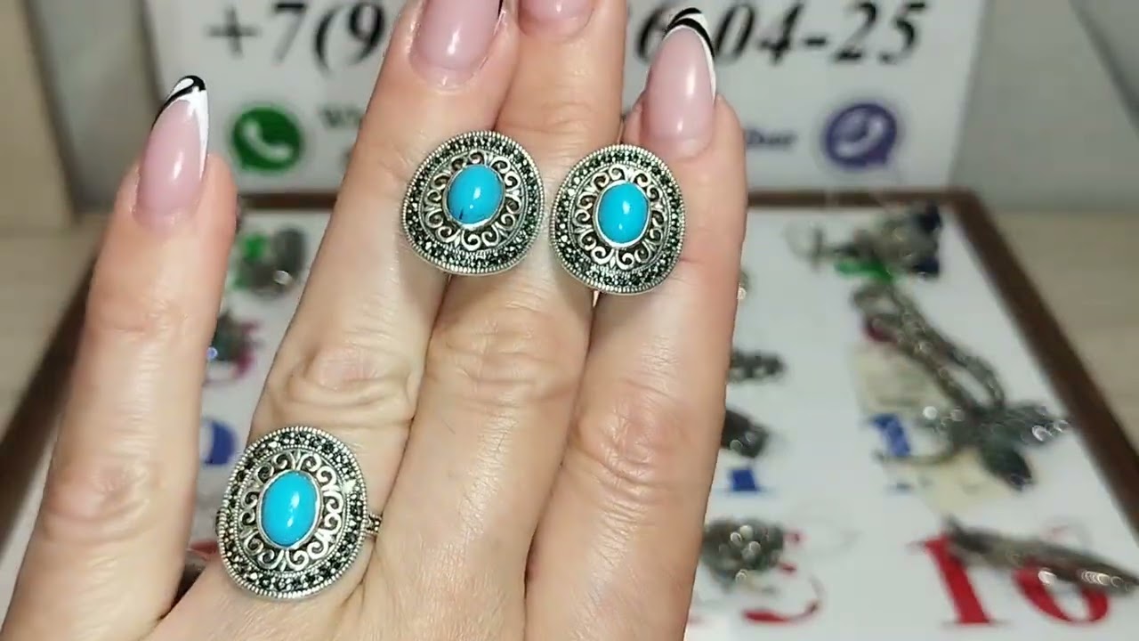 12.11.2025.😍 Серебро с марказитами. Ручная работа. 🌼🌼🌼