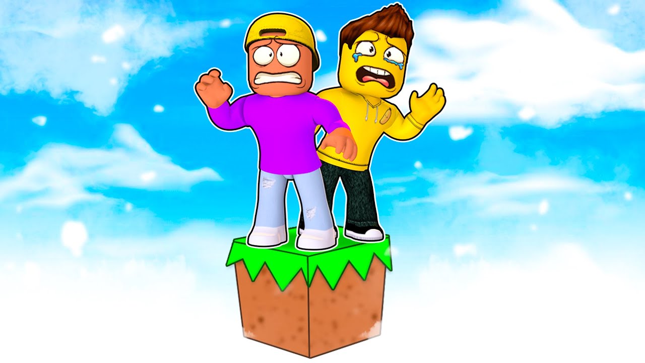 ODI und BRAXI sind auf einem ONE BLOCK in Roblox gefangen!