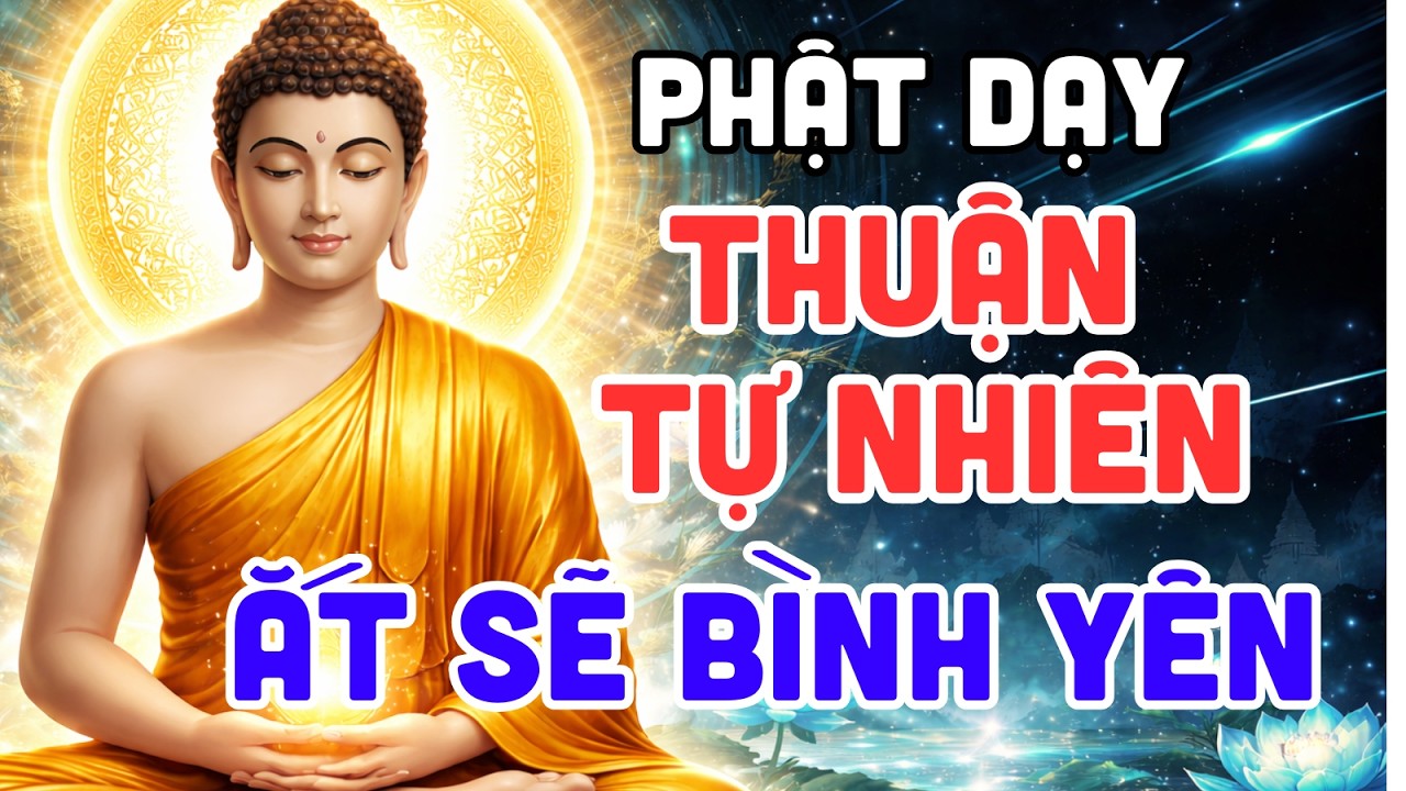 Phật Dạy:  Sống THUẬN THEO TỰ NHIÊN– Cách Giải Thoát Khổ Đau Âm Thầm | Tu Phật Tại Gia