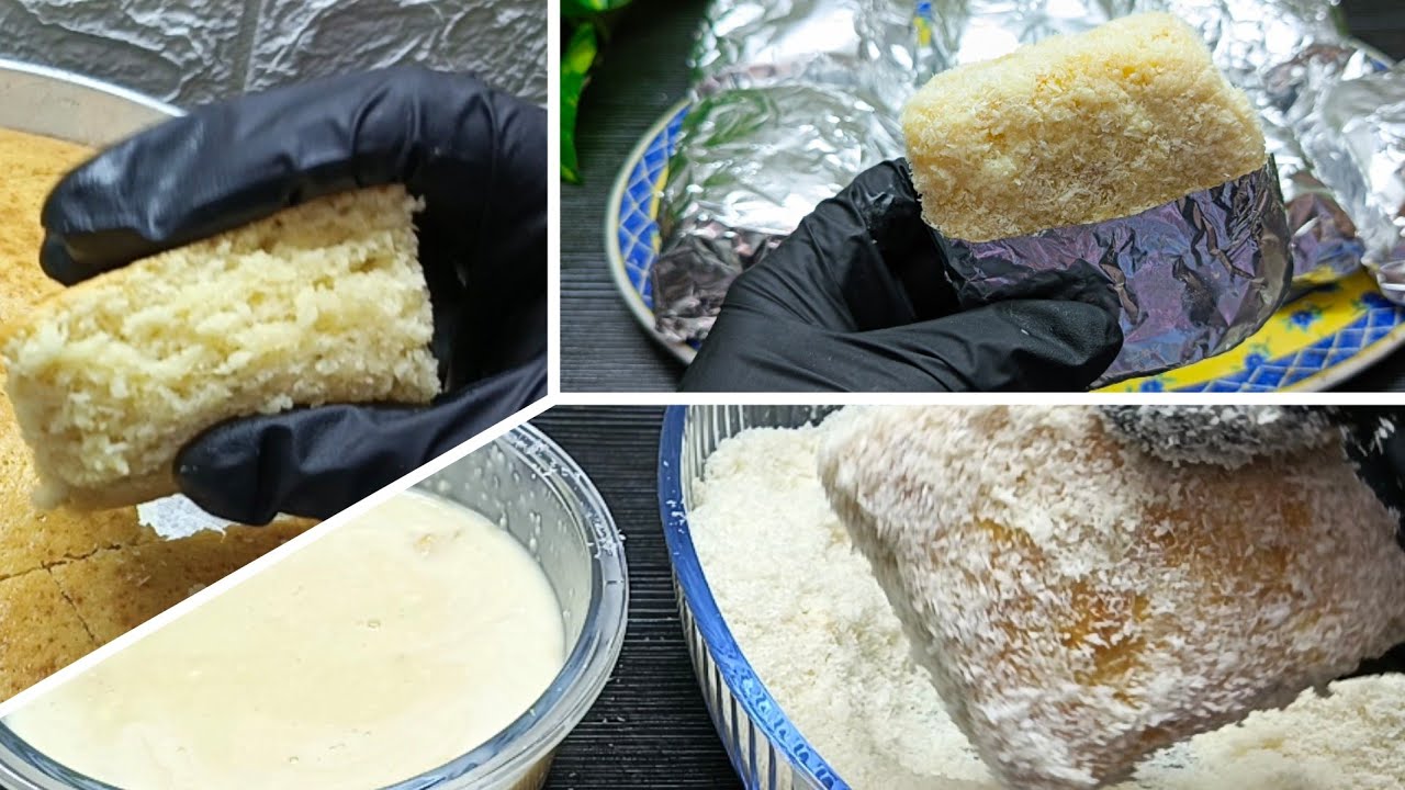وصفة ترند كيكة البرازيلية | كيكة جوز الهند باردة | هبة تك توك | Viral Brazilian Cold Coconut Cake