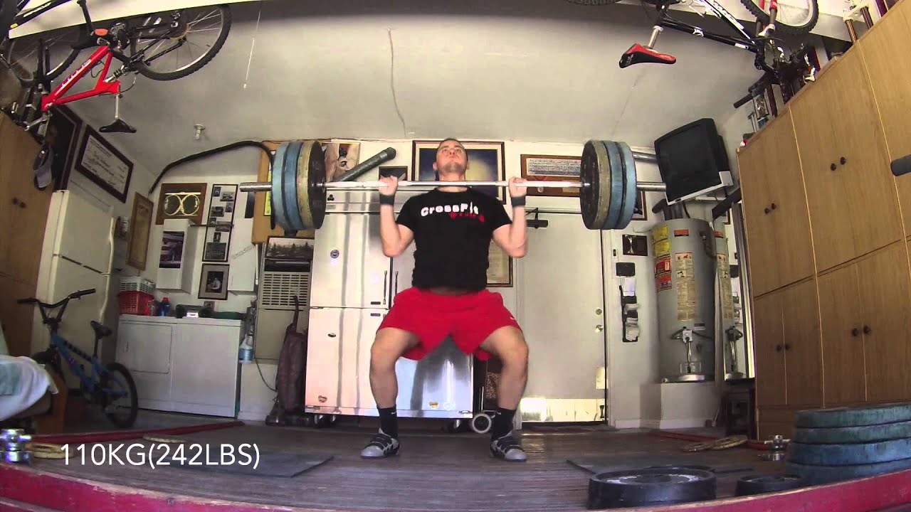 Power Clean+Push Press workout (full)