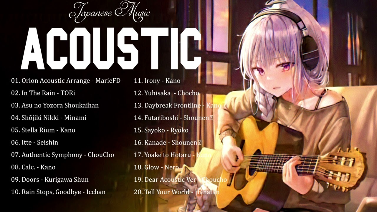 Best Acoustic Japanese Song 🎸 Relaxing Japanese Acoustic Music