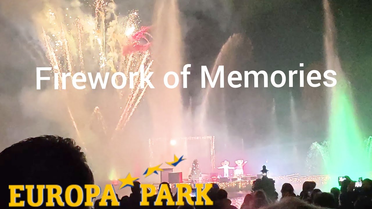 Firework of Memories Show am See Österreich Europa Park #2025 #xmas