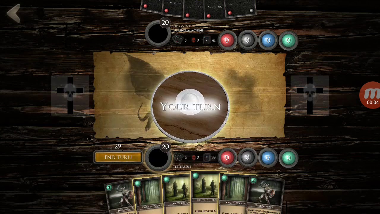 Northern Battle - Green Default Deck Play