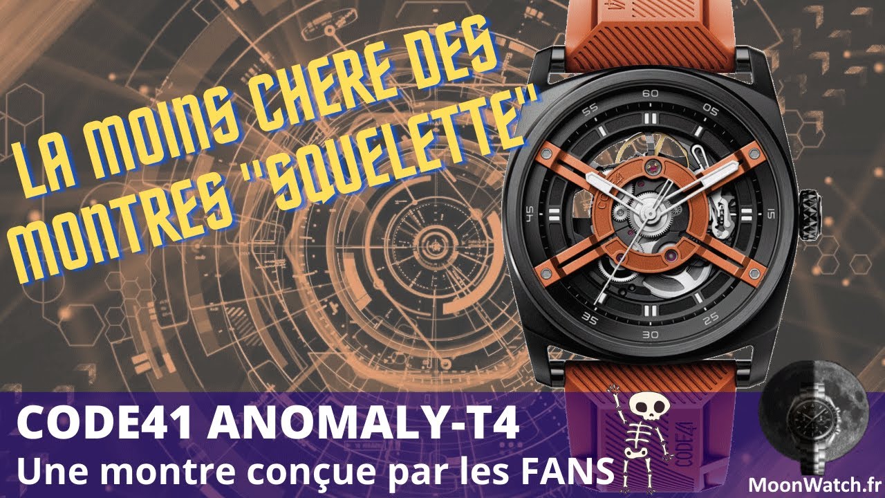 Code41 Anomaly T4 ⌚☠️ The CHEAPEST AUTOMATIC SKELETON WATCH on the market ☠️🔥