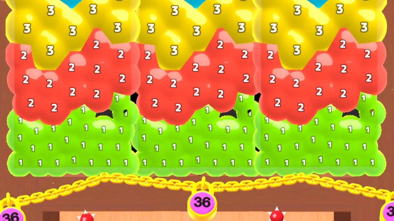 Melty Bubble (jelly 2048) 🆚 Happy Glass 🍷 2048 gameplay part #46