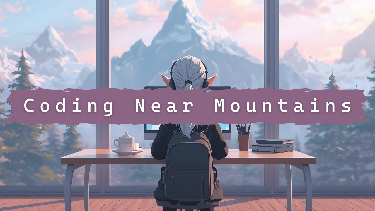 Coding Near Mountains | Calming Chilstep + Lofi