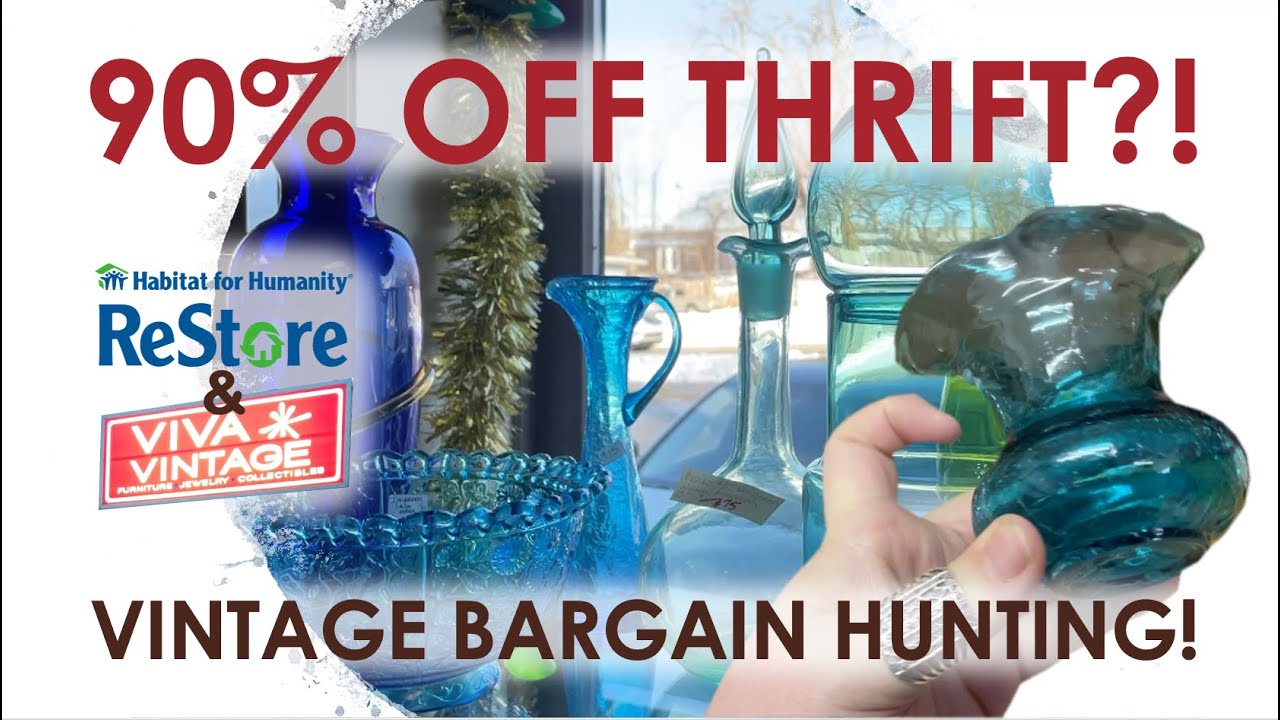 90% OFF! 😲 Thrift With Us & Carol from @MyBlessedNest at the RESTORE & VIVA VINTAGE! 💕