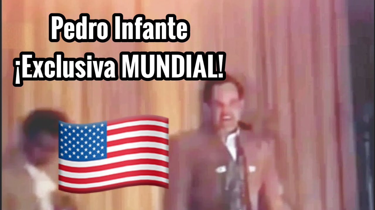 ¡Exclusiva Mundial! Video Inédito de Pedro Infante Cantando en EE.UU. que Enamorará a Todos 😍🔥