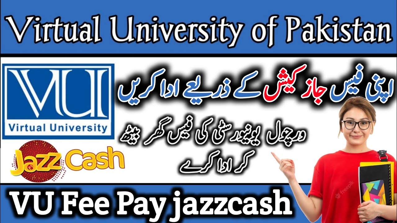 how to pay vu fee by jazzcash | how to pay virtual university fee through jazzcash | 2023