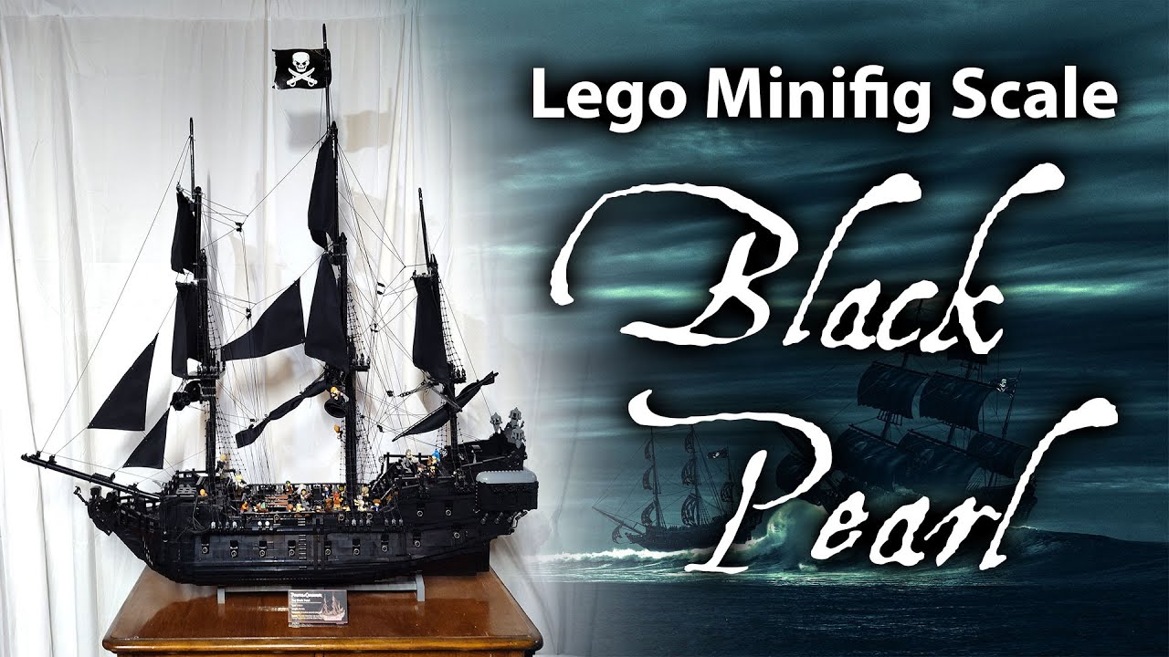 Minifigure Scale Lego Black Pearl MOC