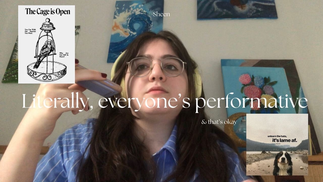 on performative behavior
