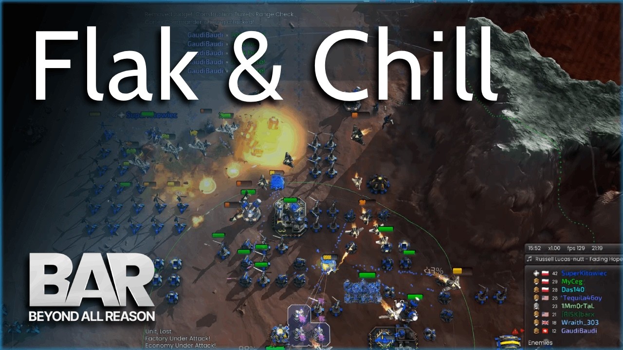 Bombers, Grunts and LRPC - Beyond All Reason Gameplay #195