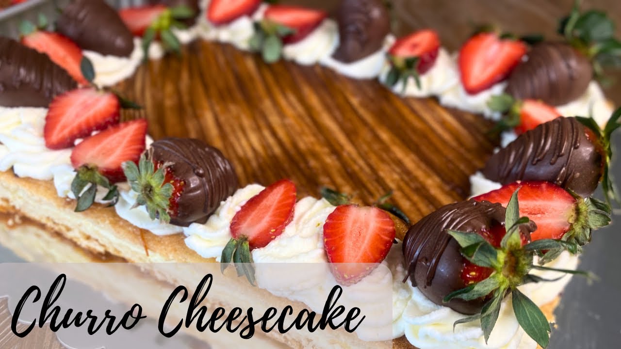 Churro Cheesecake - 2 decoraciones diferentes-How to make Churro Cheesecake