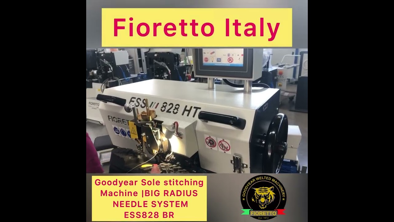 Goodyear Sole Stitching Machine | Big Radius Needle System for Heavy Thickness till 28mm|