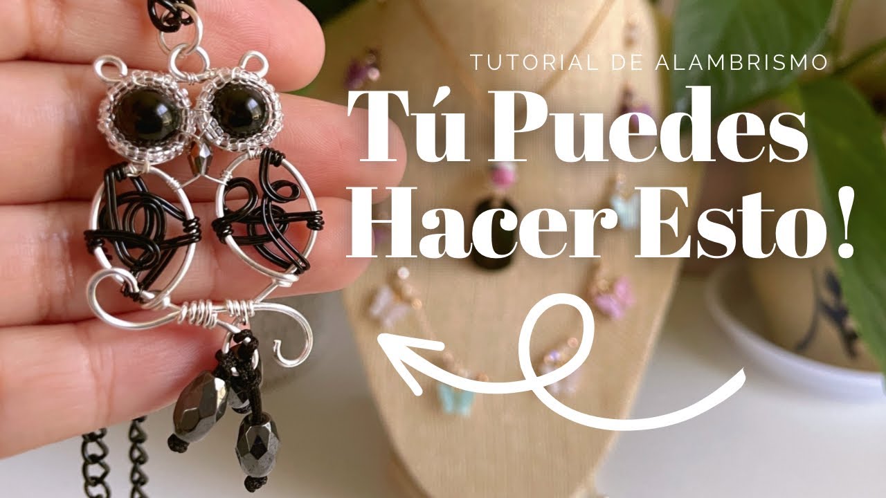 Como Hacer un Pendiente en forma de Búho con Alambre | Tutorial de Alambrismo