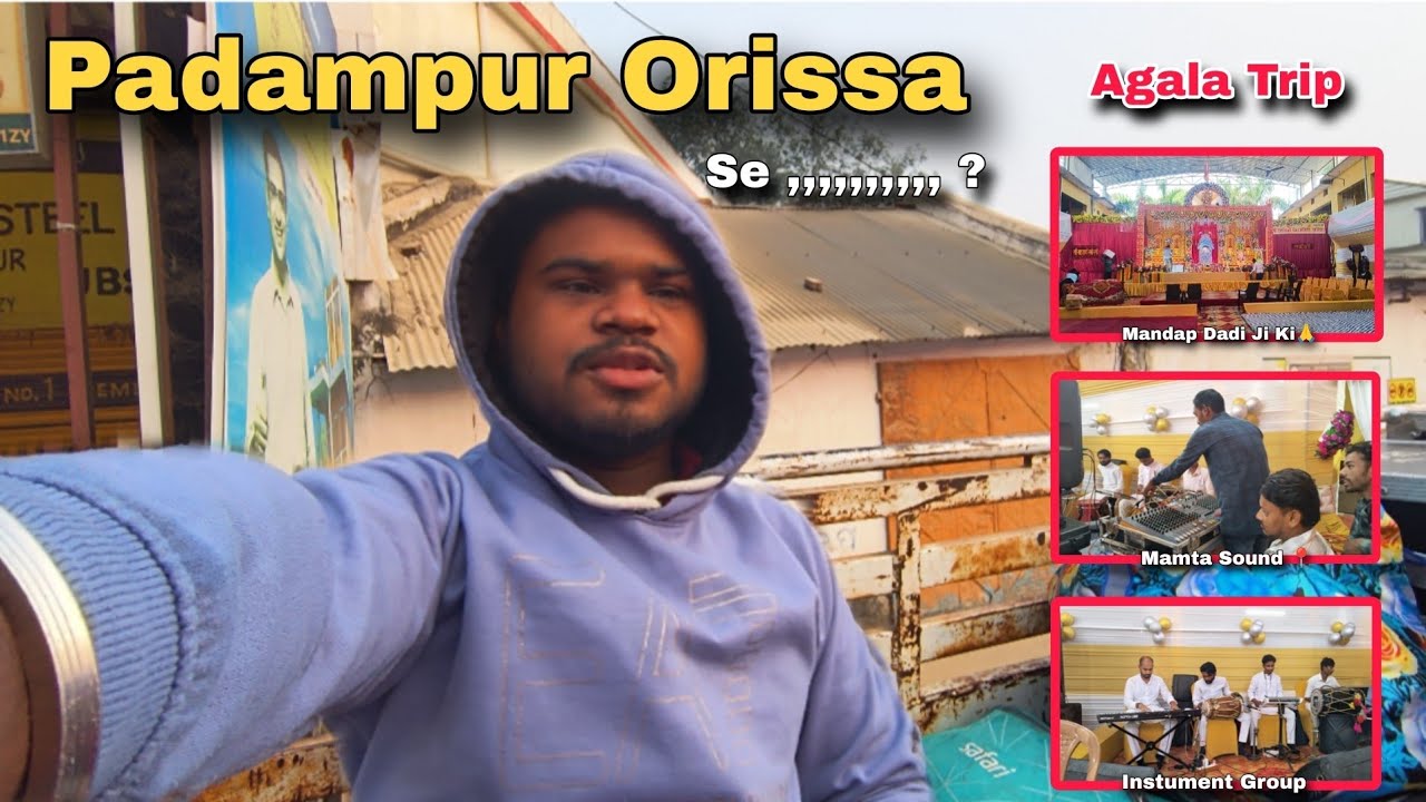 Padampur Odisha Se ,,,,,,,,?  !! पदमपुर उड़ीसा 📍!! Mamta Sound - Karan Dj Vlog