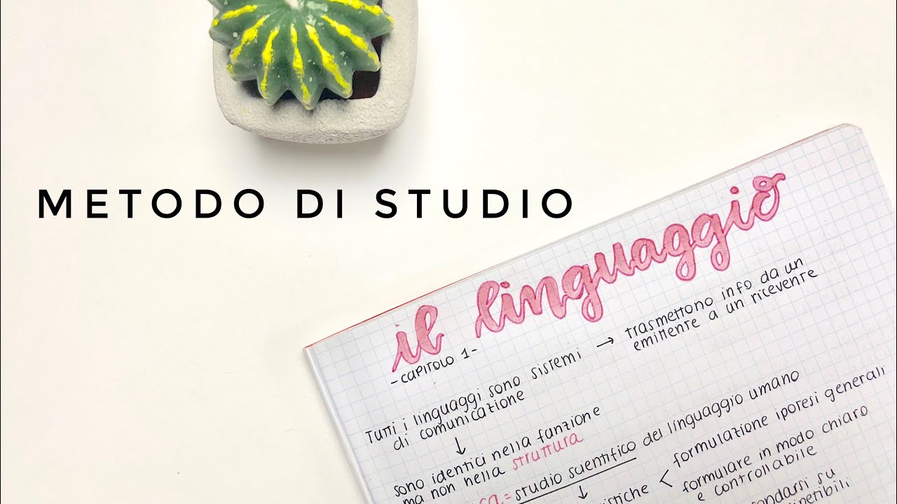 METODO DI STUDIO UNIVERSITARIO #1 | APPUNTI + SLIDE + LIBRO