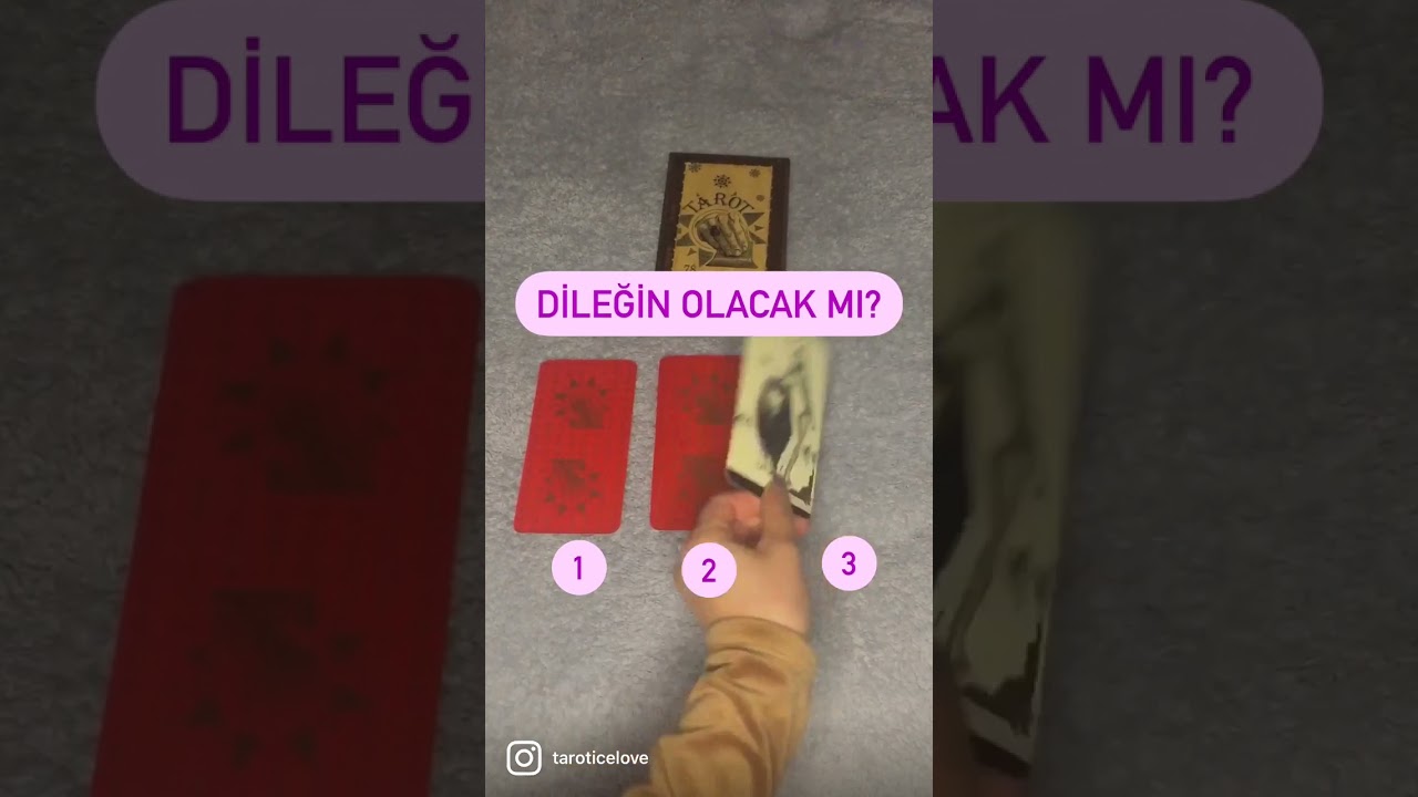 Odaklan bir kart se&ccedil; Dileğin olacak mı ? Tarot yorumu