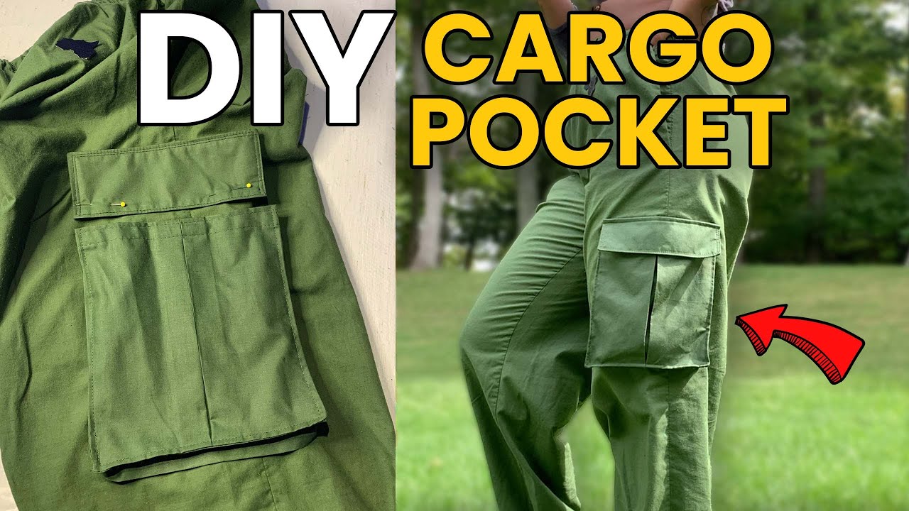 How To Sew A Pleated Cargo Pocket (Easy & Beginner-Friendly) | @sewquaint