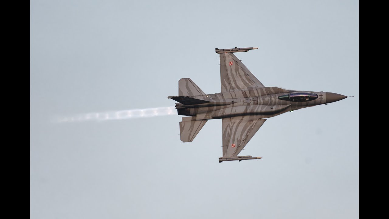 Air Show Radom 2025 - F16 Tiger Demo Team - Przyloty, treningi.